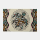 Zee Turtle Doormat, Turtle Welcome Mat (Voorkant)