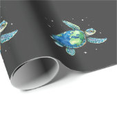 Zee Turtle Earth Day 2025 Zee dieren Cadeaupapier (Rol Hoek)