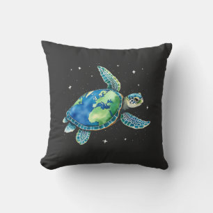 Zee Turtle Earth Day 2025 Zee dieren Kussen