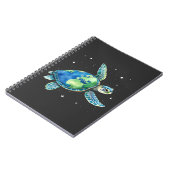 Zee Turtle Earth Day 2025 Zee dieren Notitieboek (Linkerzijde)