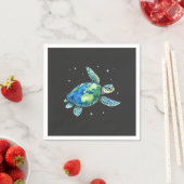 Zee Turtle Earth Day 2025 Zee dieren Servet (Insitu)