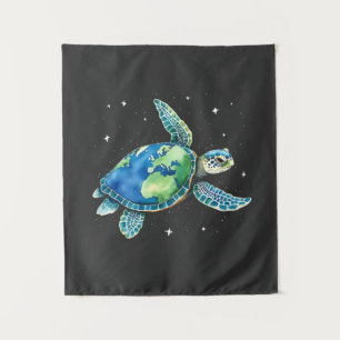 Zee Turtle Earth Day 2025 Zee dieren Wandkleed