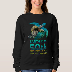 Zee Turtle Earth Day 50ste Jubileum Gift Trui