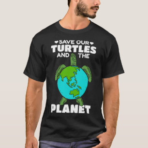 Zee Turtle Earth Day Ik red onze schildpadden en d T-shirt