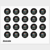 Zee Turtle Earth Day - Red de aarde 1 Ronde Sticker (Vel)
