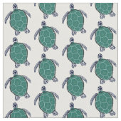 Zee Turtle Fabric Stof (Close Up)