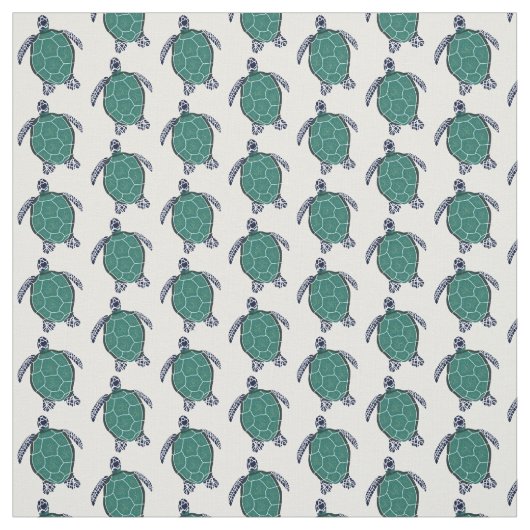 Zee Turtle Fabric Stof (Swatch)