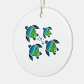 ZEE TURTLE FAMILIE KERAMISCH ORNAMENT (Links)