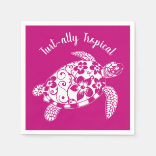 Zee Turtle-Fisherman Core-Hawaiian-Pink Servet