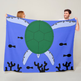 Zee Turtle Fleece Deken