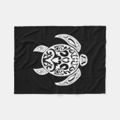 Zee Turtle Fleece Deken (Voorkant (Horizontaal))