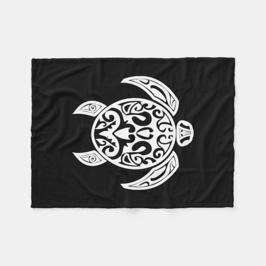 Zee Turtle Fleece Deken (Voorkant (Horizontaal))