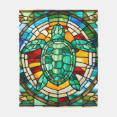 Zee Turtle Fleece Deken (Voorkant)