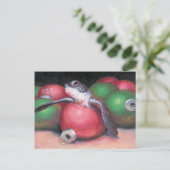 Zee Turtle Florida Kerst briefkaart (Staand voorkant)