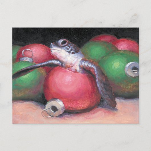 Zee Turtle Florida Kerst briefkaart (Voorkant)