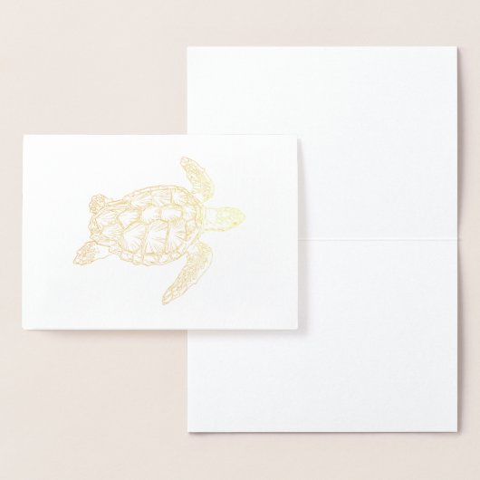 Zee Turtle Folie Kaarten (Display)