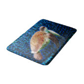 Zee Turtle Fractal Art Badmat (Gekanteld)