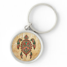 Zee Turtle, geratched and Worn Haida Spirit