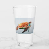 Zee Turtle Glas (Voorkant)