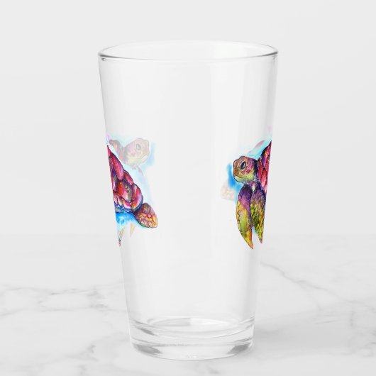 Zee Turtle Glas (Links)