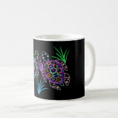 Zee Turtle Glow Koffiemok (Voorkant rechts)