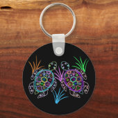 Zee Turtle Glow Sleutelhanger (Voorkant)