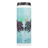 Zee Turtle Glow Tumbler Thermosbeker (Achterkant)