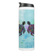 Zee Turtle Glow Tumbler Thermosbeker (Geroteerd rechts)