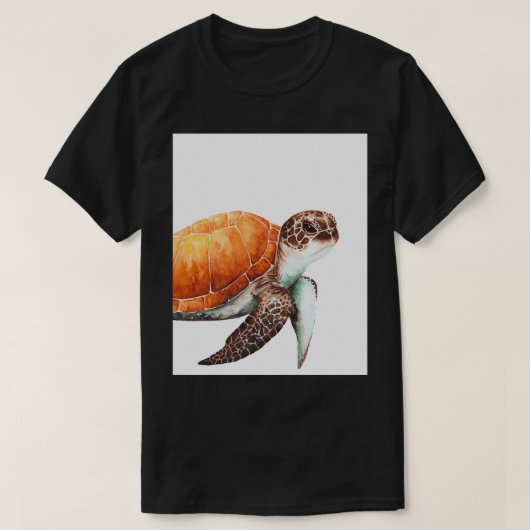 Zee Turtle Graphic 9 T-shirt (Design voorkant)
