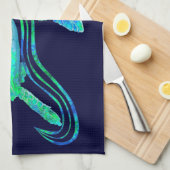 Zee Turtle Graphic Theedoek (Quarter Fold)