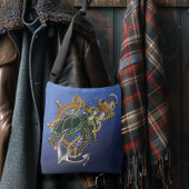 Zee Turtle Green Blue Crossbody Tas