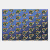 Zee Turtle Green Blue Inpakpapier Vel (Voorkant 2)