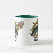 Zee Turtle Green Blue Mok (Midden)