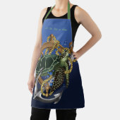 Zee Turtle Green Blue Schort (Insitu)