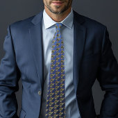 Zee Turtle Green Blue Stropdas