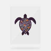 Zee Turtle Halloween Spider-Web Pumpkin Ghost Hall Acryl Bord (Voorkant)