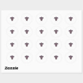 Zee Turtle Halloween Spider-Web Pumpkin Ghost Hall Ronde Sticker (Vel)