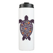 Zee Turtle Halloween Spider-Web Pumpkin Ghost Hall Thermosbeker (Voorkant)