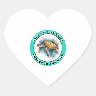 Zee Turtle Hart Sticker