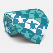 Zee Turtle Hatchling Necktie Stropdas (Opgerold)