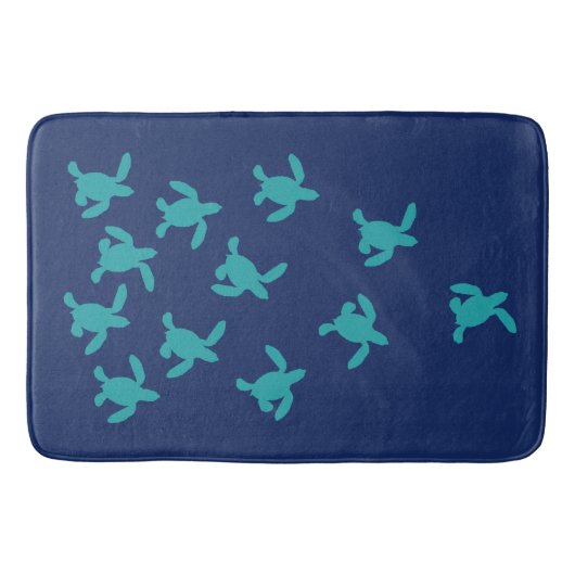 Zee Turtle Hatchlings Bath Mat (Voorkant)