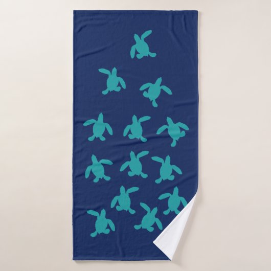 Zee Turtle Hatchlings Bath Towel Badhanddoek (Badhanddoek)