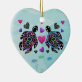 Zee Turtle Heart Ornament (Rechts)