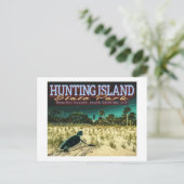 ZEE TURTLE - HUND ISLAND - ZUID CAROLINA US BRIEFKAART (Staand voorkant)