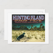ZEE TURTLE - HUND ISLAND - ZUID CAROLINA US BRIEFKAART (Voorkant / Achterkant)