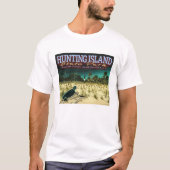 ZEE TURTLE - HUND ISLAND - ZUID CAROLINA US T-SHIRT (Voorkant)