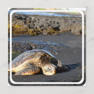 Zee Turtle Invitation Kaart