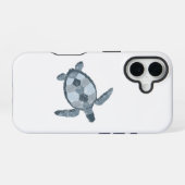 Zee Turtle iPhone Case 16 Hoesje (Achterkant horizontaal)