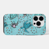 Zee Turtle iPHONE Case Hoesje (Achterkant horizontaal)