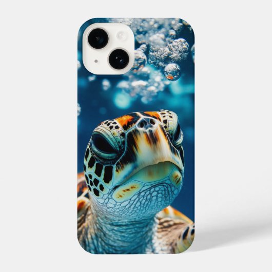Zee Turtle iPhone Hoesje (Achterkant)